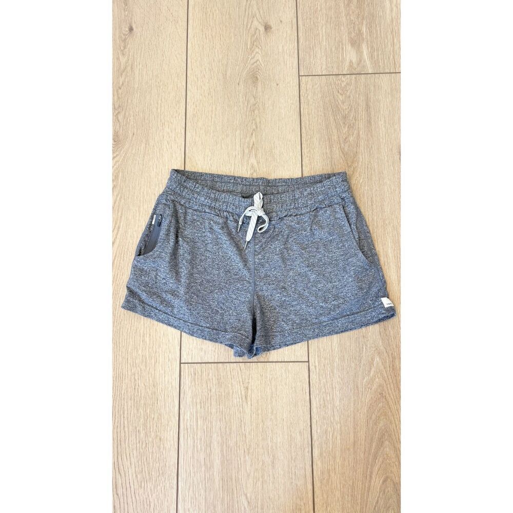 Vuori Halo Performance Shorts Grey Blue Heather DreamKnit Size S - Picture 2 of 4